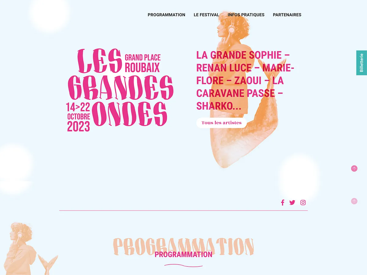 les Grandes Ondes, Événement musical à Roubaix
