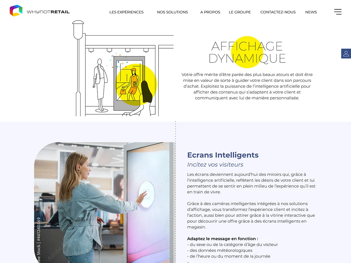 Whynot Retail - Webdesign, Identité, Illustration