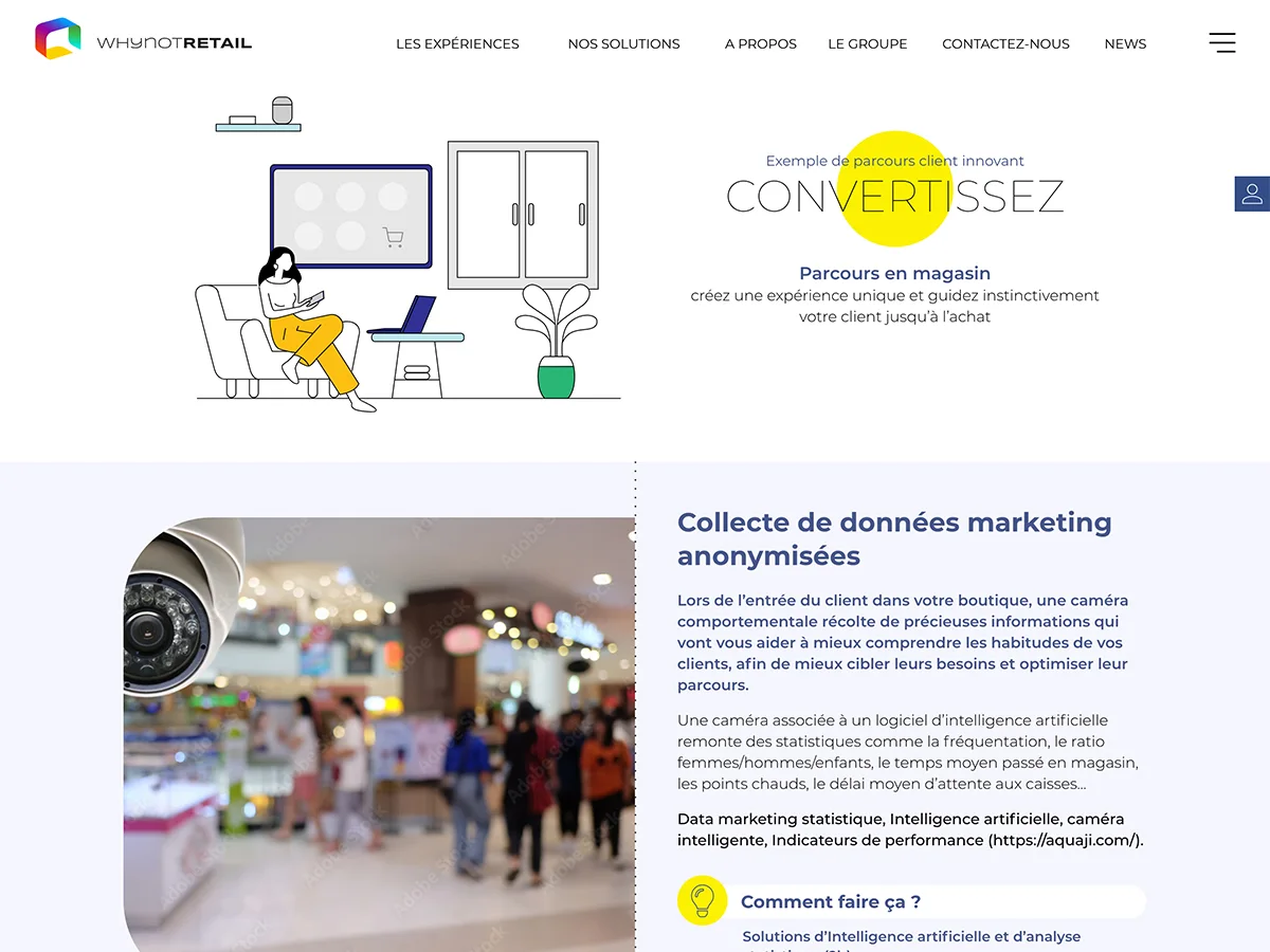 Whynot Retail - Webdesign, Identité, Illustration